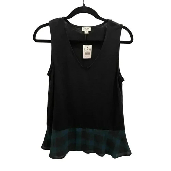 J. Crew Sleeveless Woven Hem Tank Size Small NWT - Picture 3 of 9
